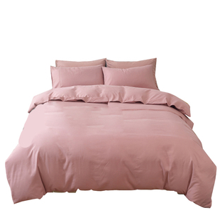 冬季华夫格四件套加厚保暖珊瑚绒双面三4件套牛奶绒纯色法兰绒