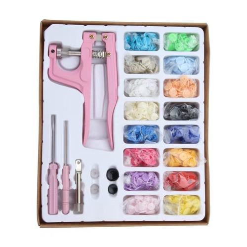 亚马逊礼盒装树脂T5四合扣一体缝婴儿套装子母扣子免按扣拆装暗扣