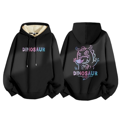 回力羊羔绒卫衣男款秋冬外套