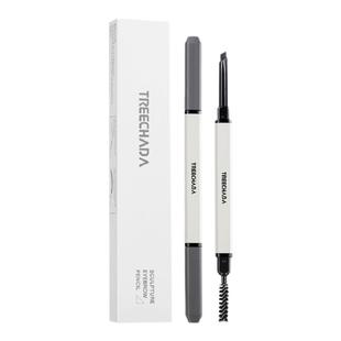 泰国TREECHADA塑型眉笔三角防水防汗初学者超细女学生不易脱色