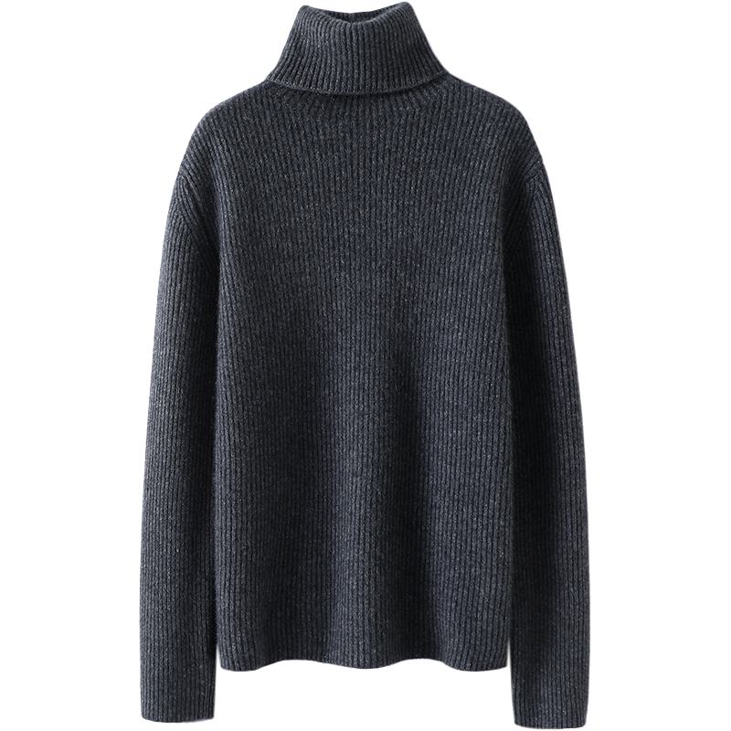 好看静静欣赏！加厚高领100%山羊绒衫女纯羊绒毛衣针织打底衫新款