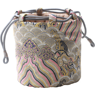 宫廷仿古老式纯铜暖手炉布袋烧炭火隔热套子随身香炉复古烫捂子套