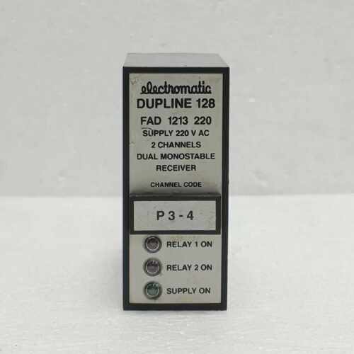 ELECTROMATIC FAD 1213 220 DUPLINE 128 DUAL MONOSTABLE RECEIV