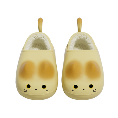 babycrayon儿童棉拖鞋冬季女童