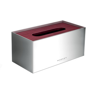 MODERN不锈钢纸巾盒高档轻奢华创意抽纸盒客厅轻奢样板房软装摆件