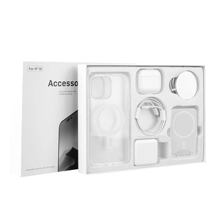 华强北六件套适用苹果17Promax新款iphone16Plus无线磁吸手机壳充电宝配件全套15pm蓝牙耳机高品质14/13/12xs