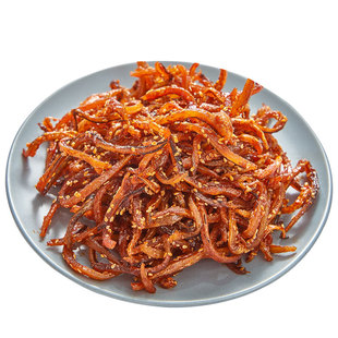 青岛蜜汁香辣鳗鱼丝500g罐装辣味小吃零食海鲜非北海袋装特产鱼干