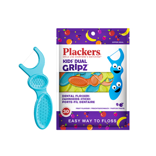 Plackers派乐丝进口儿童牙线专用超细水果味宝宝牙线棒官方旗舰店
