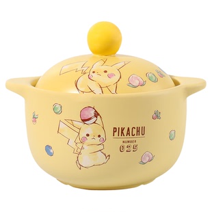 顺祥宝可梦联名陶瓷砂锅燃气灶专用耐高温干烧不裂家用煲汤炖汤锅