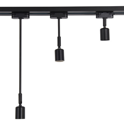 led轨道灯导轨头灯座e27罗口明装