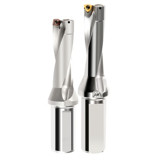 暴力U钻车床刀柄WC喷水钻SP平底数控快速钻14-70直径2/3/4/5倍径