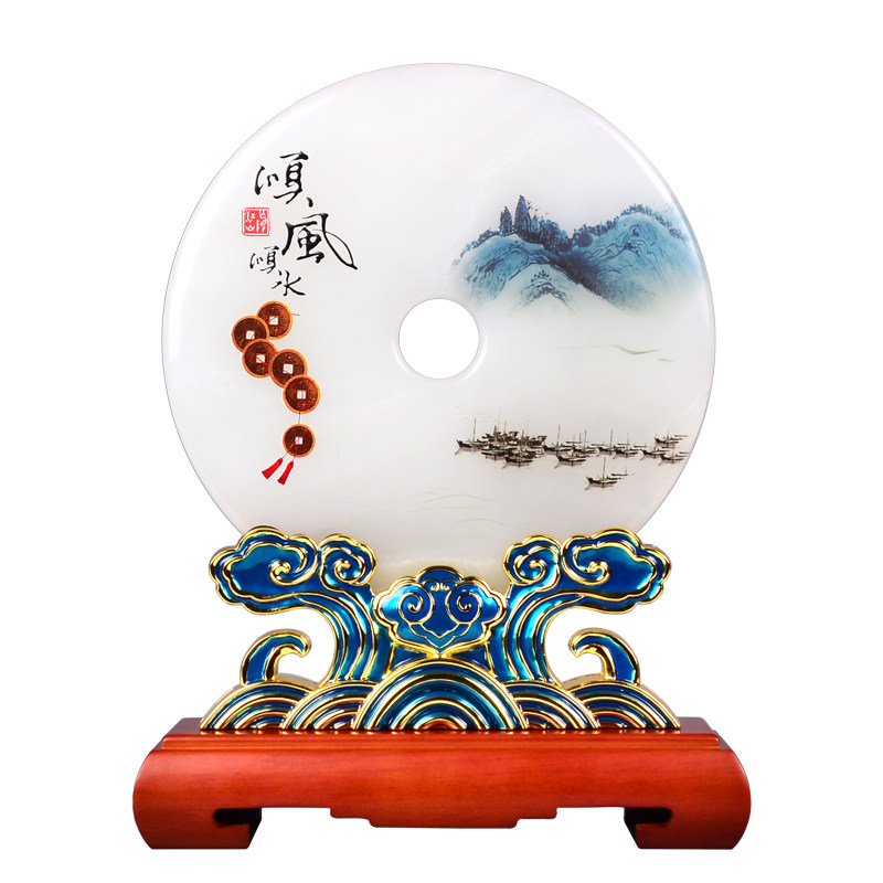 珐琅彩送老师同事风退休纪念品