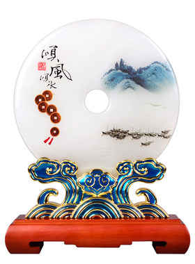 珐琅彩送老师同事风退休纪念品