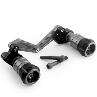 适用宝马C400GT排气管防摔棒C400X改装配件排气防摔球 保险杠护杆