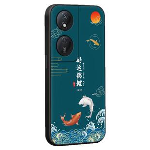 秋昊适用于荣耀畅玩50Plus新款个性文字防摔手机保护套CLK-AN00镜头全包手感舒适clk-an00硅胶材质荣耀play8t