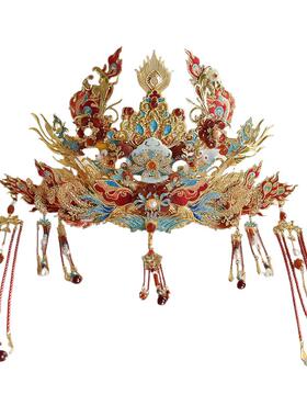 清月鹿鸣金玉良缘婚嫁发冠发饰