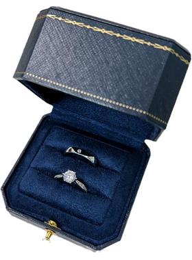 情侣对戒合金材质道具