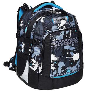 意大利7seven儿童护脊书包初中生书包小学生护脊减负32升大容量