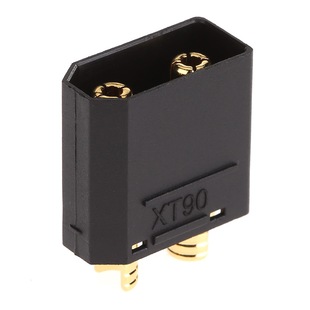 Amass XT90H插头XT90黑色大电流锂电池连接器航模接插件连接器