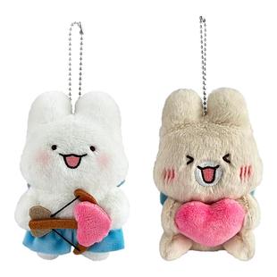SHUYA系列情侣闺蜜爱心磁吸挂件包包挂饰毛绒挂件送女生生日礼物
