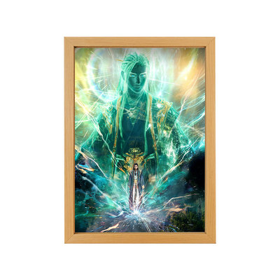 韩立结婴镜子灯光画创意礼品