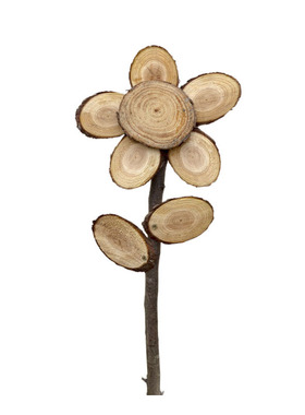 创意田园装饰品木质太阳花