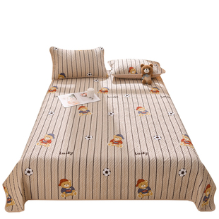 纯棉床盖四季通用榻榻米床单加厚防滑床单绗缝床盖大尺寸全棉炕毯