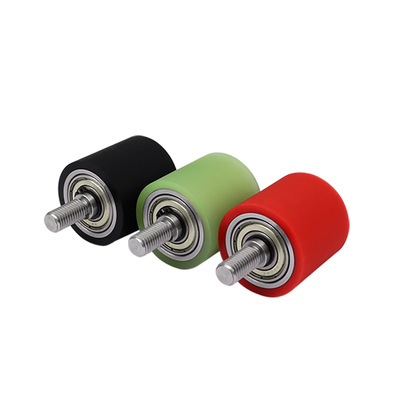 聚氨酯包胶滚轮双轴承防尘盖