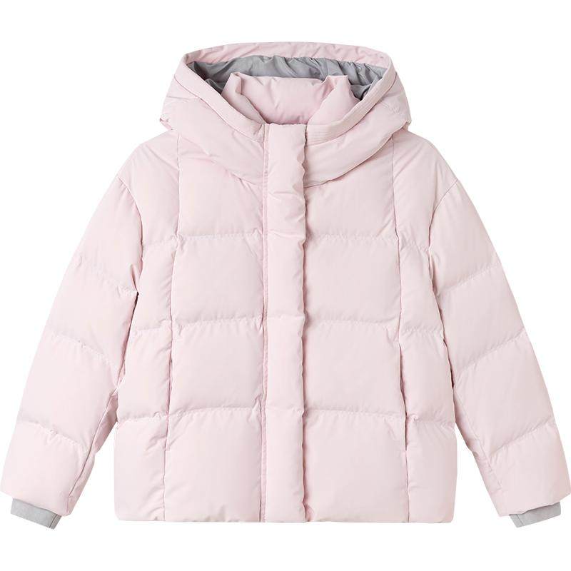 【商场同款】巴拉巴拉童装儿童羽绒服女童2025年冬装撞色保暖外套