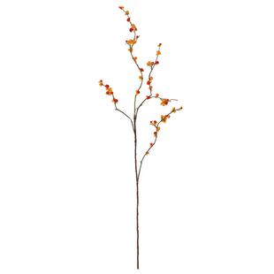 禅意新中式南蛇藤仿真花发财果假花干花客厅插花摆件侘寂花艺装饰