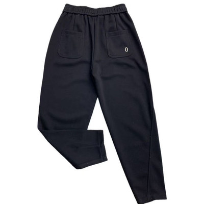 小个子加绒九分哈伦卫裤女秋冬季