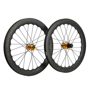 silverock SR50C碳纤维波浪圈轮组20寸406 451碟刹小轮折叠车专用