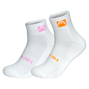 HEAD/海德男女网球羽毛球运动袜透气吸汗毛巾底男女夏季短筒袜