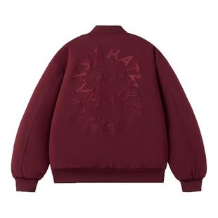 MYES牧野森/美式复古飞行员夹克男女情侣刺绣棒球服加厚棉衣外套