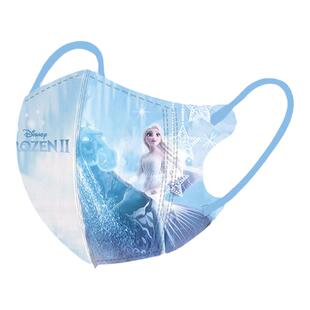 2023新款冰雪奇缘儿童口罩男女孩艾莎公主8到12夏季薄款3到6岁