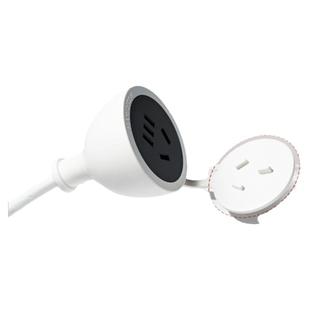 德力西五孔带防尘盖延长线电源插座三芯插头冰箱空调电车通用插排