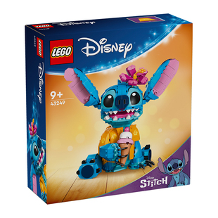 LEGO乐高迪斯尼43249/43257史迪仔安琪儿童益智拼搭积木玩具