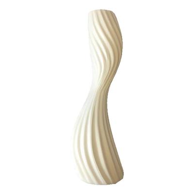 ins风细高仿陶瓷花瓶天鹅颈落地