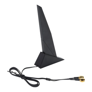 gxlinkstar华硕wifi主板鲨鱼鳍外置延长天线WiFi6E/WiFi7易拆式接口ROG吹雪 三频2.4G/5G/6G磁吸天线增强信号