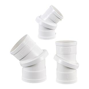 75/110/50PVC排水管活动直接万向能旋转弯头偏置角度管箍接头配件