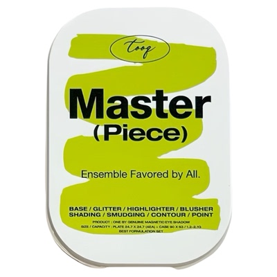 韩国tooq四色眼影盘磁铁盒小样