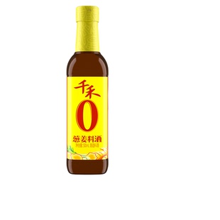 千禾葱姜料酒500ml粮食酿造0添加葱姜家用去腥增鲜