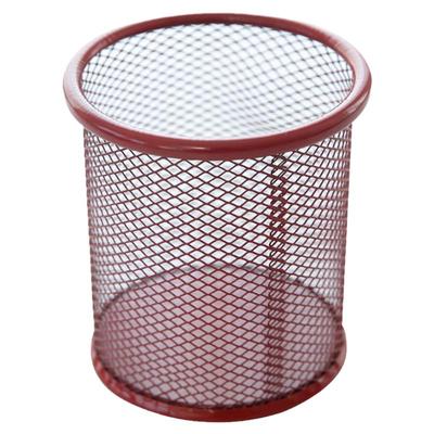 彩色圆形网格笔筒办公桌创意