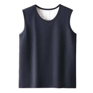 北极绒无痕秋冬季加绒加厚羊毛保暖背心女男士2025新款带胸垫内衣