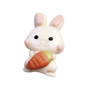 抱萝卜的兔子 卡通馒头模具 面食花样 家用蒸加深宝宝辅食 3D立体