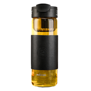 诺百纷磁弹泡茶杯高硼硅玻璃杯茶水分离小青柑便携男高档个人专用