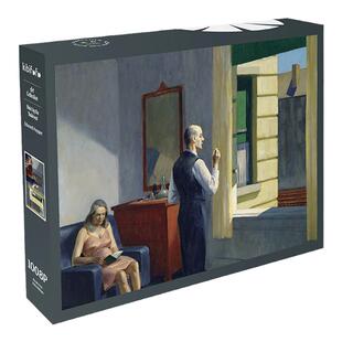 Kibifufu1000片高难度减压油画铁路旅馆装饰成人版霍普名画拼图