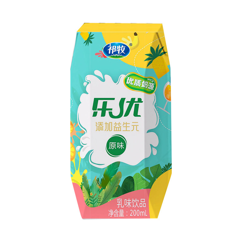 祁牧乐优原味酸乳牛奶整箱装