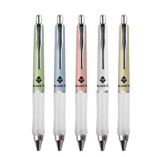 优奈可陨石按动中性笔低重心金属笔杆高颜值速干浓黑学生写字黑笔