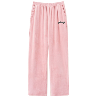 【芬腾】加大码丨加厚海岛绒睡裤